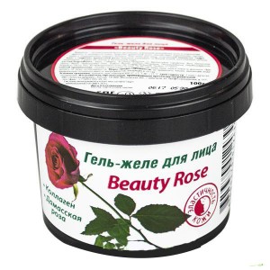 Гель-желе для лица "Beauty Rose", 100 г